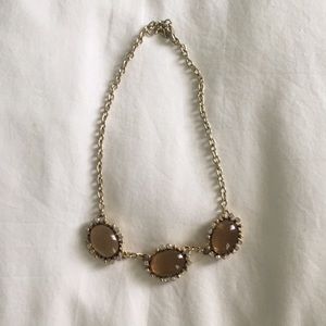 Gold and Amber Necklace